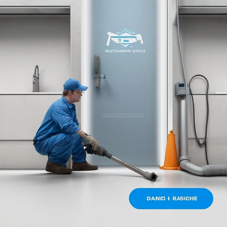 Técnico realizando inspeção de dreno com câmera
